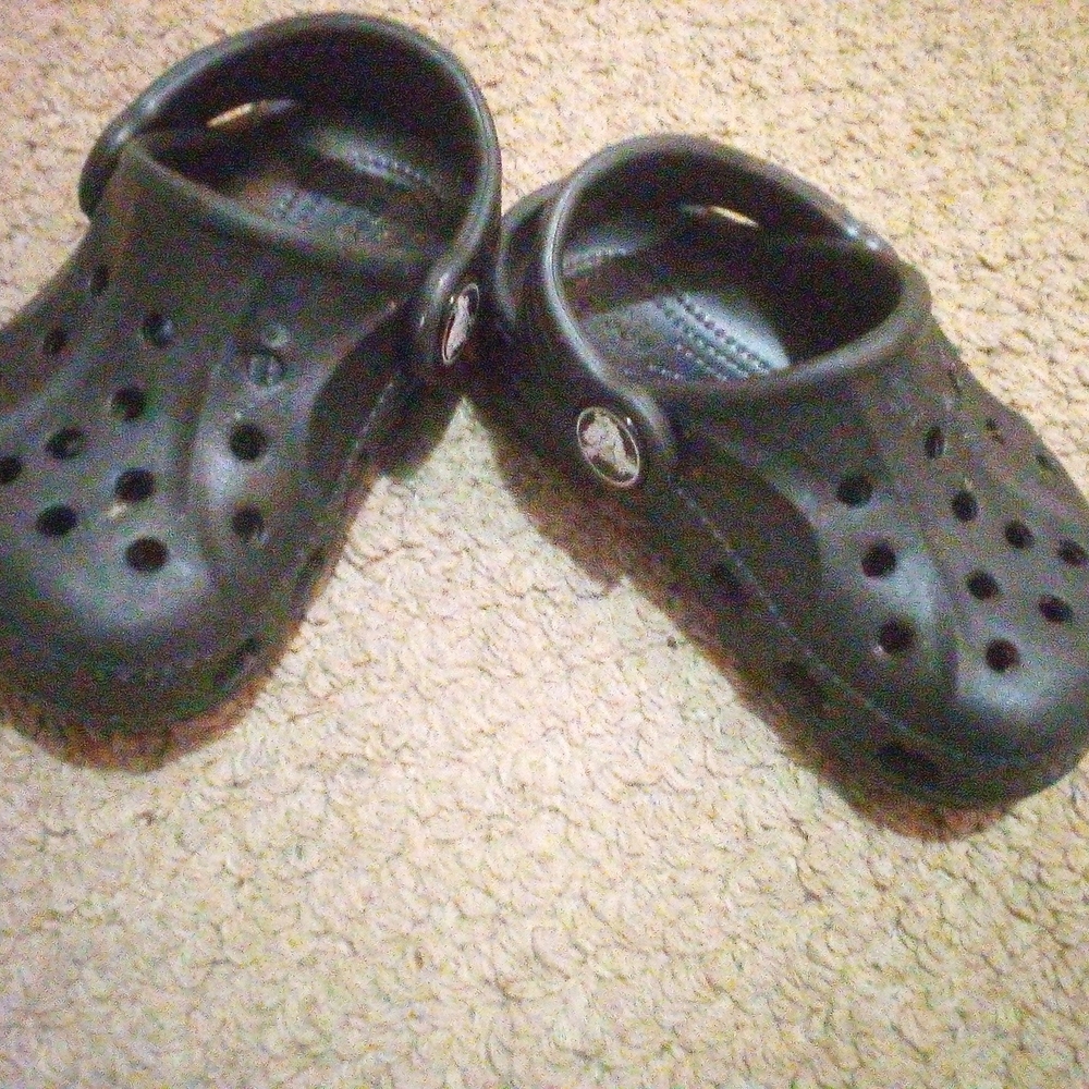 CROCS Kids Black Water Shoes